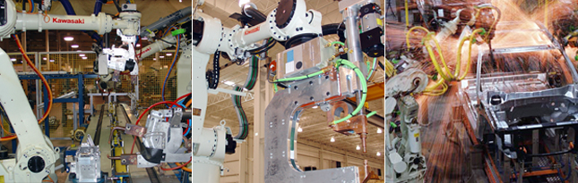 Kawasaki Spot Welding Robot Applications