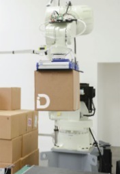 robot holding box