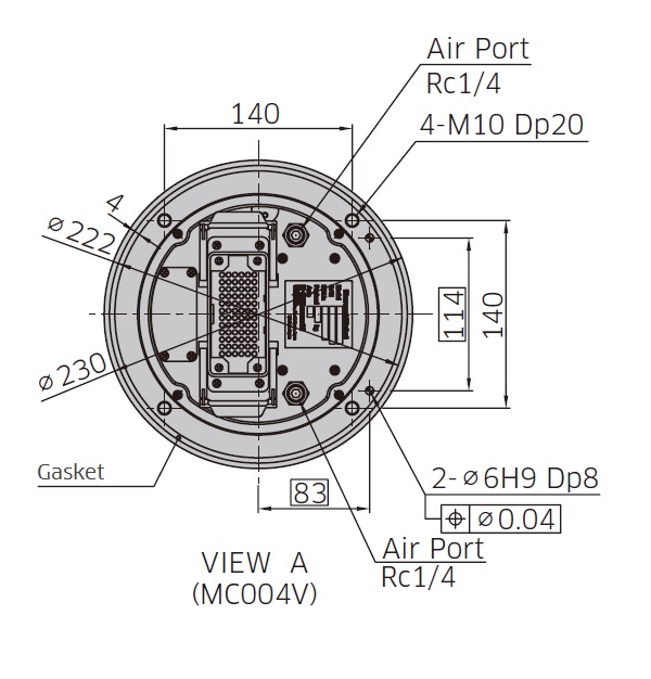 Disegno Kawasaki MC004V